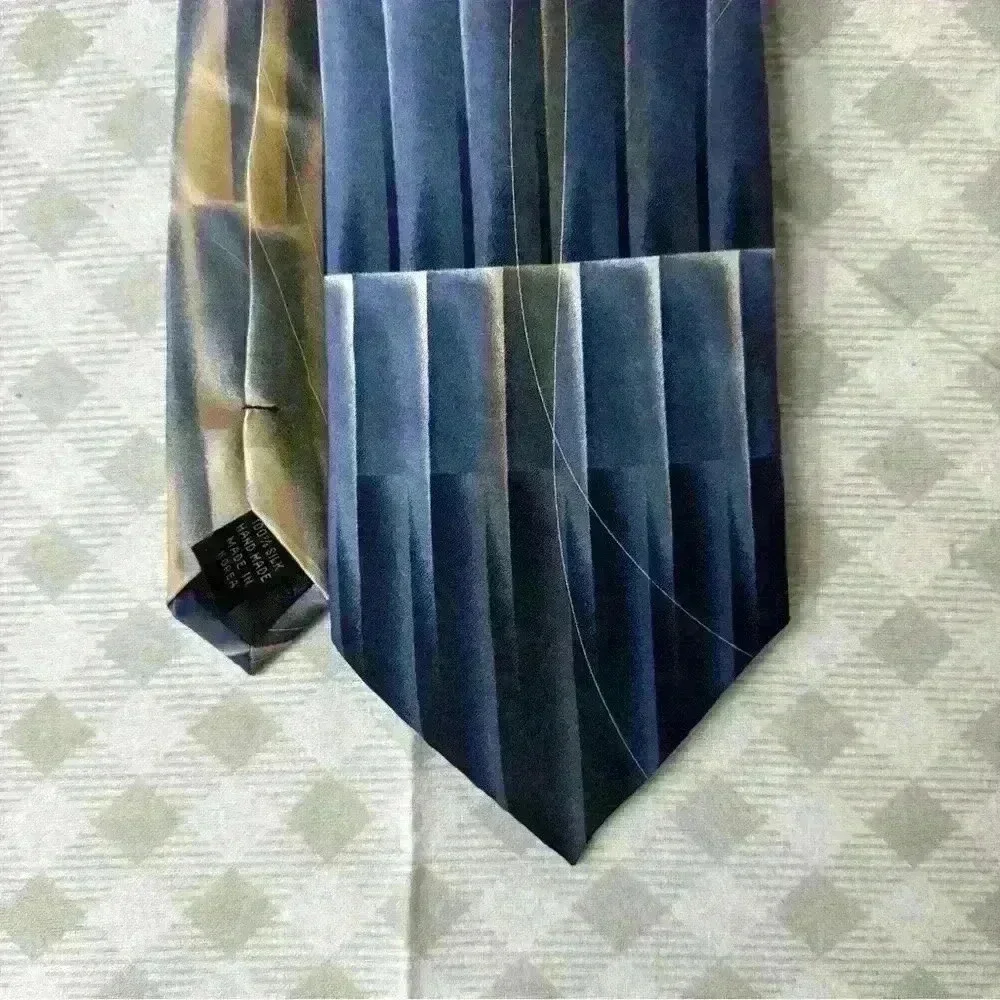 Stacy Adams, Hand Made, 100% Silk, Men’s Neck Tie, Made In Korea